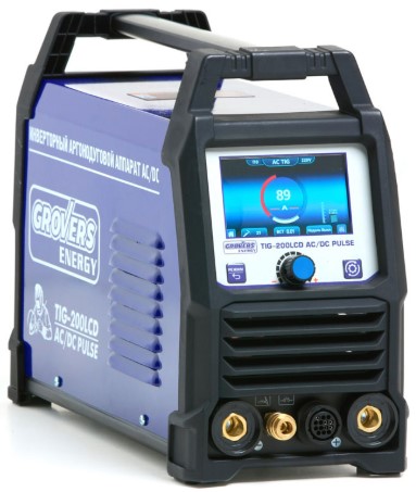 TIG 200 LCD AC/DC DOUBLE PULSE GROVERS ENERGY